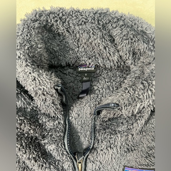 Patagonia Small Synchilla Button Snap Sherpa Soft Cotton Pullover Sweater Teal - Picture 3 of 9